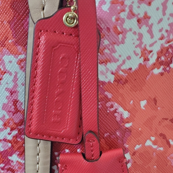 NWT COACH Floral Dome Satchel - Picture 5 of 9